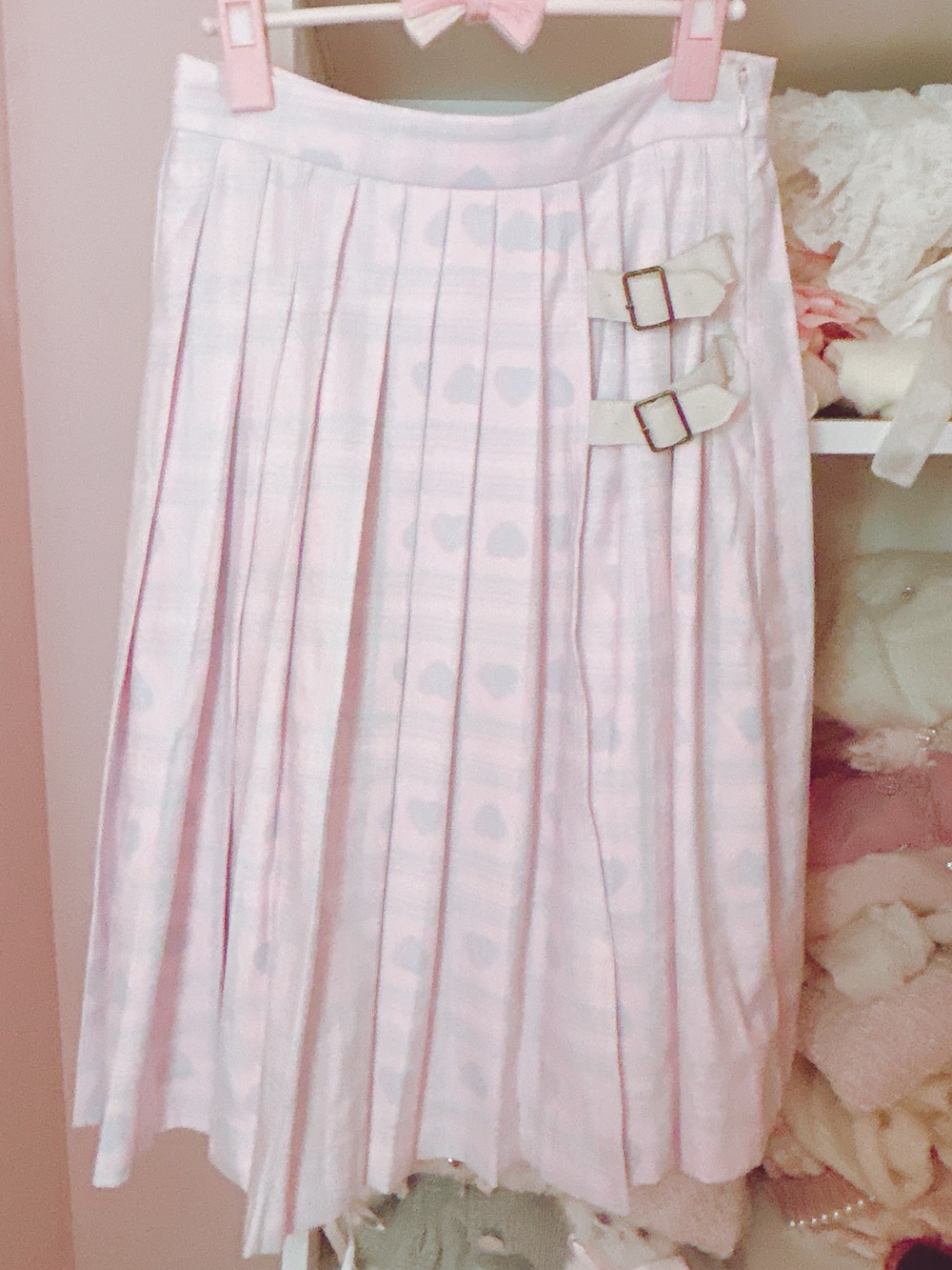 ♡ swankiss heart plaid skirt ♡ - Picture 1 of 4